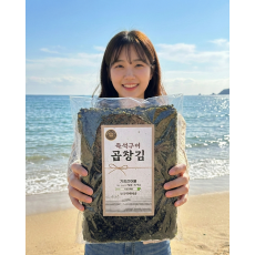기장건어물 신안 철판 즉석구이 곱창김(조미X) 최고급 재래김 20개입