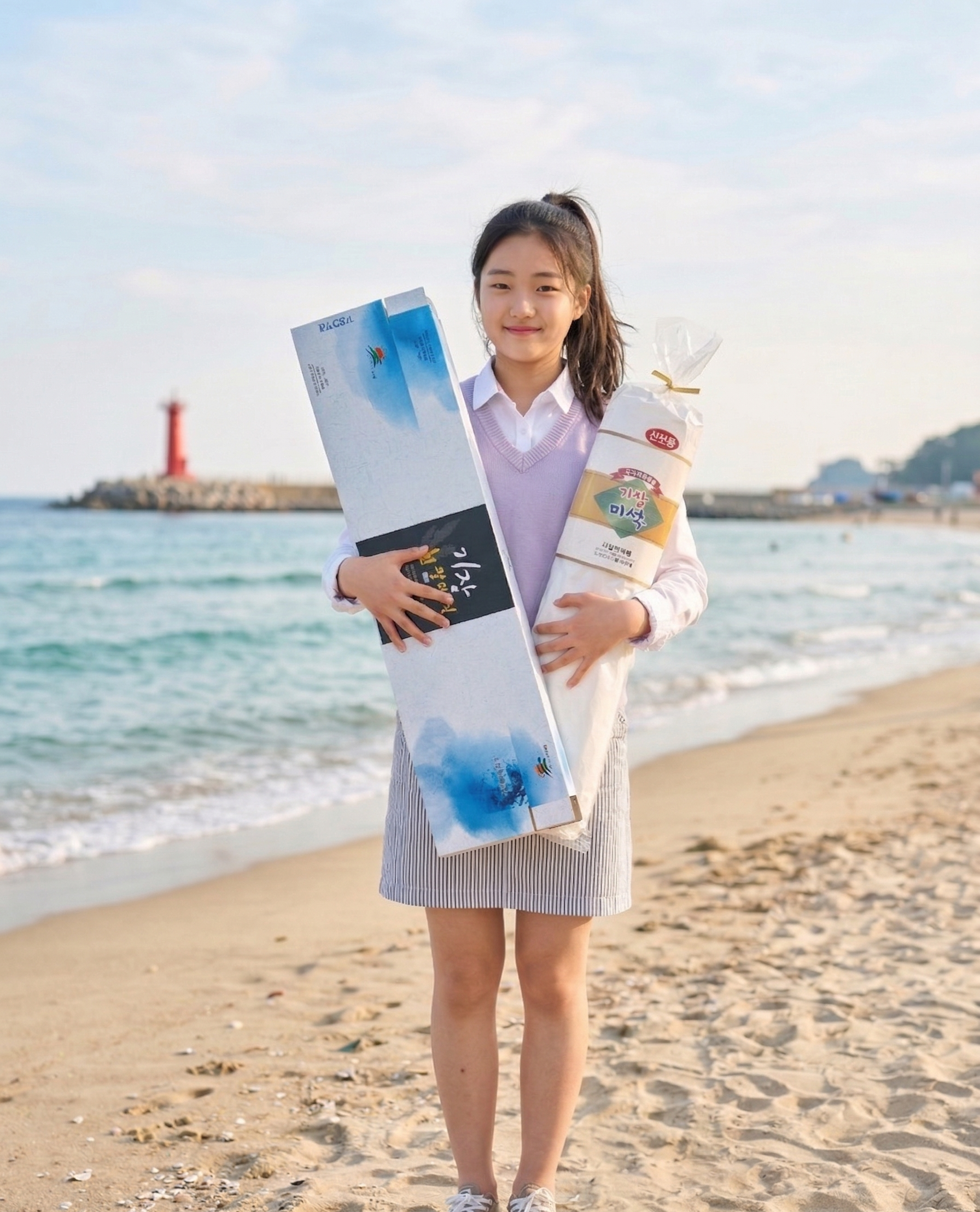 해풍건조시킨 기장 재래 쫄깃한 산모미역 선물용 20가닥 1.2kg